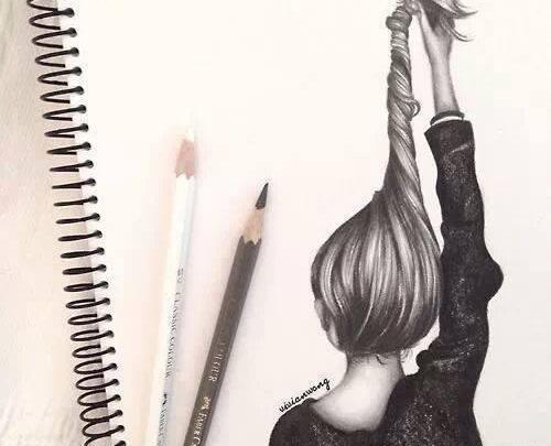 عکس دخترونه پروفایل نقاشی