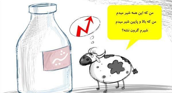 عکس گاو کاریکاتور