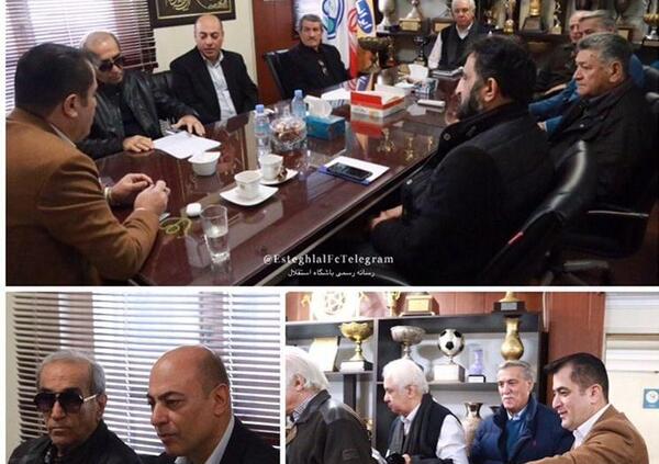 عکس خلیل زاده سرپرست استقلال