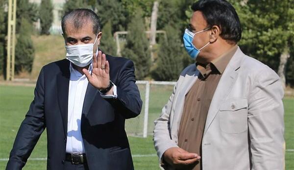 عکس خلیل زاده سرپرست استقلال