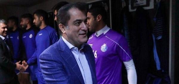 عکس خلیل زاده سرپرست استقلال