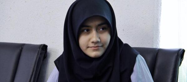 عکس سما برهانی نابغه ریاضی