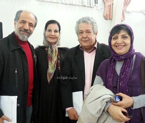 عکس رضا فیاضی و همسرش