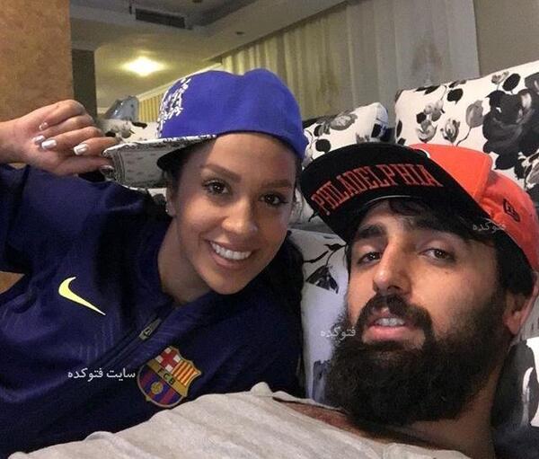 عکس رضا فیاضی و همسرش