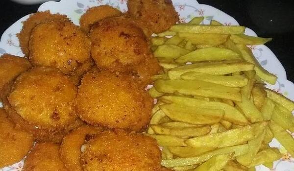 عکس ناگت مرغ و ذرت