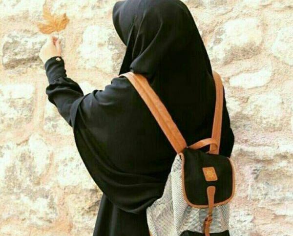 عکس دختر با حجاب پاییزی