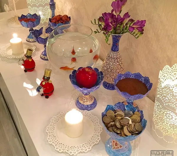عکس سفره هفت سین روی اپن