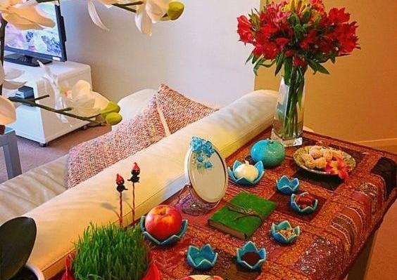 عکس سفره هفت سین روی اپن