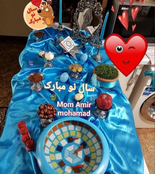 عکس سفره هفت سین روی اپن