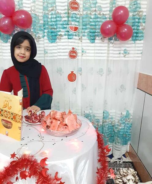 عکس ساجده برای تولد