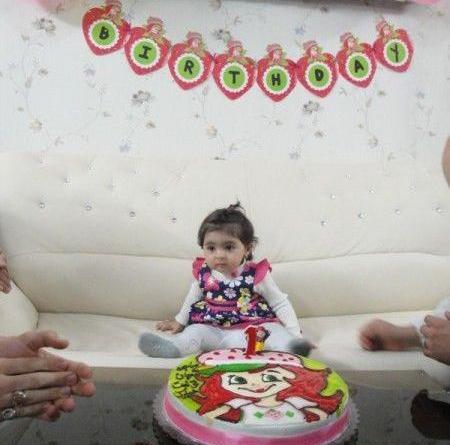 عکس ساجده برای تولد
