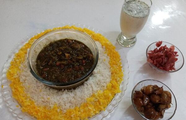 عکس قورمه سبزی خشک