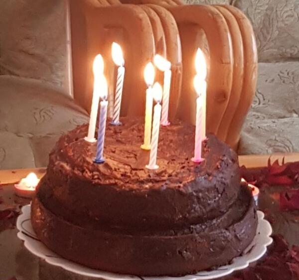 عکس کیک تولد طبیعی