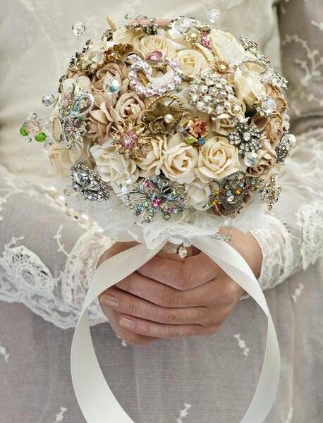 عکس عروس با دسته گل