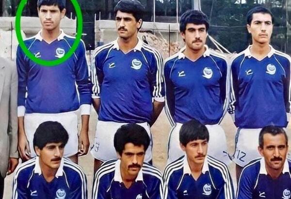 عکس علی دایی با لباس پرسپولیس