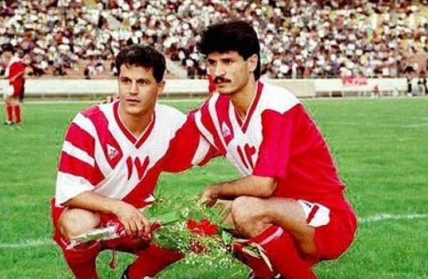 عکس علی دایی با لباس پرسپولیس