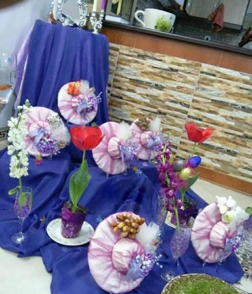 عکس ایده برای هفت سین با وسایل دور ریختنی
