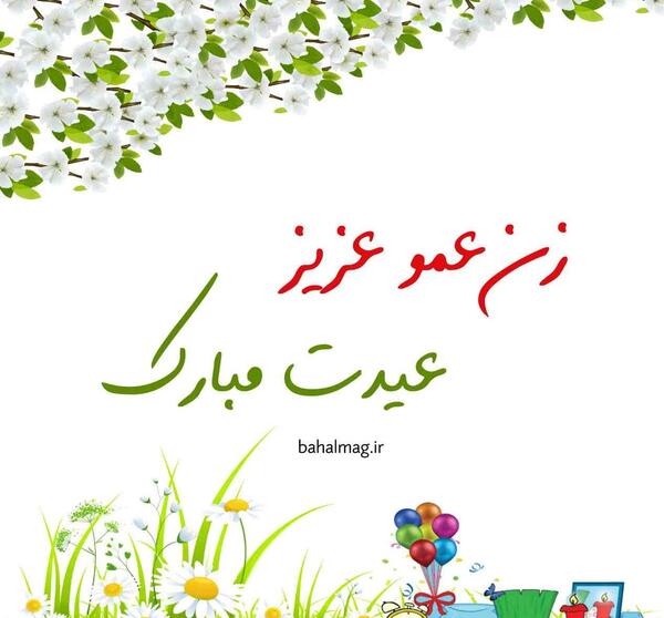 عکس تولدت مبارک زن عمو