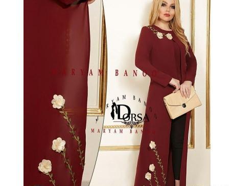 عکس مانتو جدید زرشکی