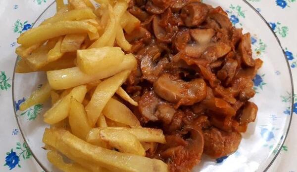 عکس غذا قارچ