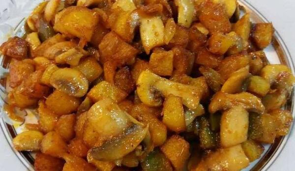 عکس غذا قارچ