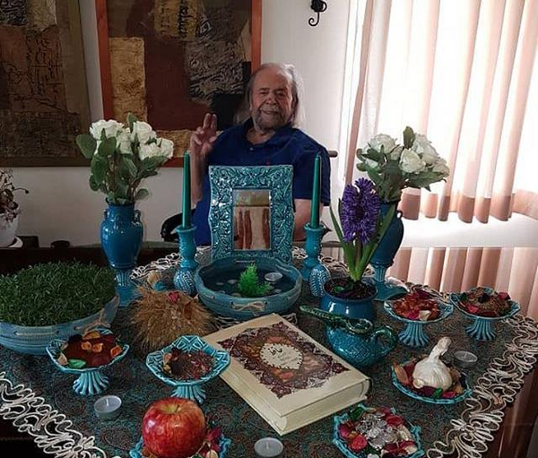 عکس سفره هفت سین امین حیایی