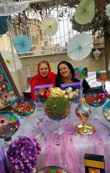 عکس سفره هفت سین امین حیایی