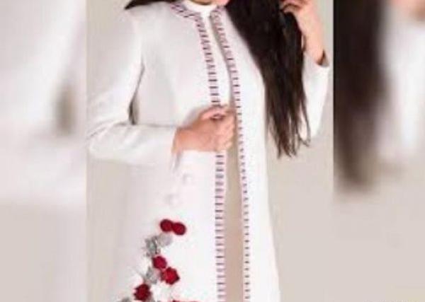 عکس مدل مانتو جدید گلدوزی شده