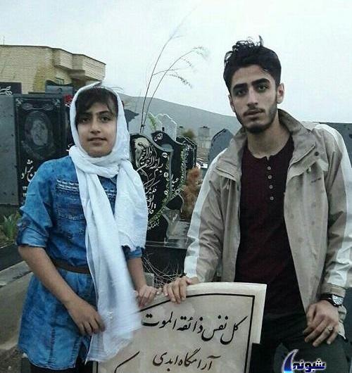 عکس دوست دختر صادق برمکی جوان مهابادی