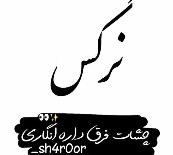 کلیپ عکس نوشته اسم نرگس