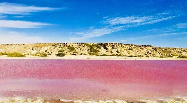 عکس دریای صورتی چابهار