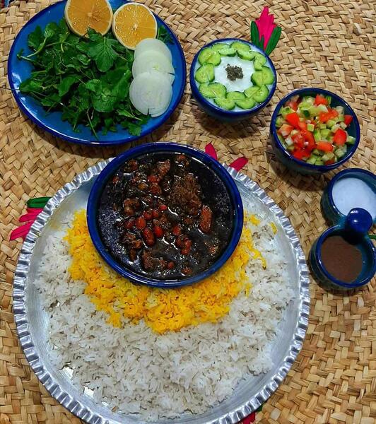 عکس کارتونی قورمه سبزی