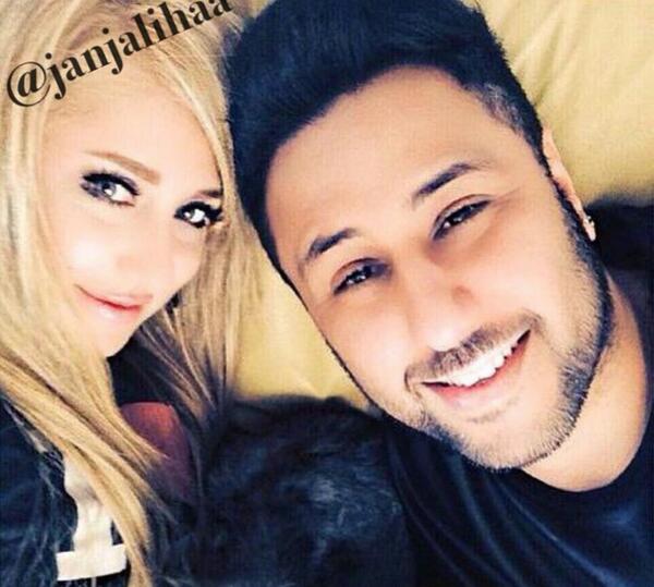 عکس باران خواننده و همسرش