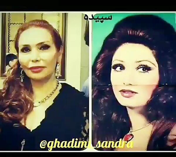 عکس پیری و جوانی گوگوش