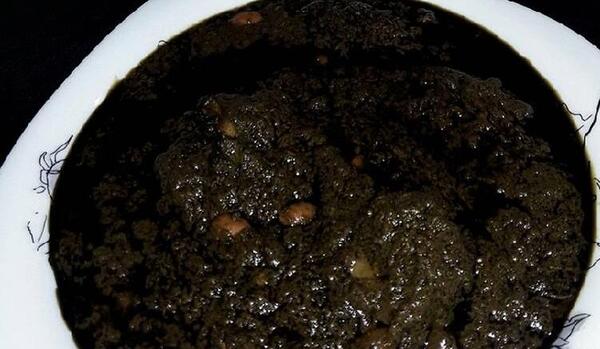 عکس قورمه سبزی سوخته