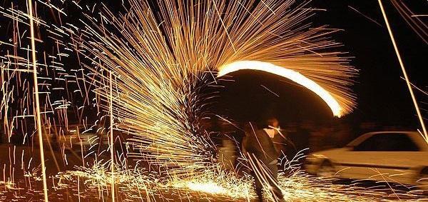 عکس فیک آتش چهارشنبه سوری