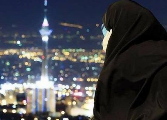 عکس دختر غمگین چادری