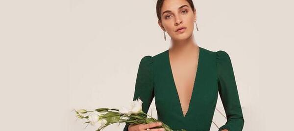 عکس لباس مجلسی زنانه یقه هفت