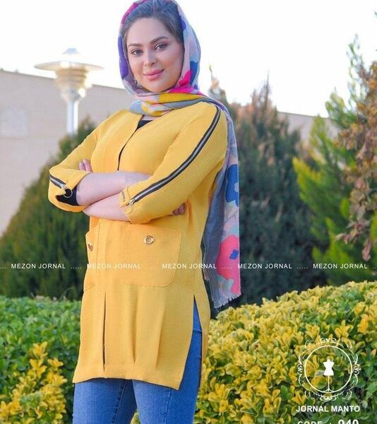 عکس مدل مانتو ژورنالی اسپرت