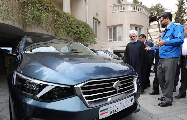 عکس ماشین حسن روحانی