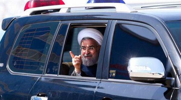 عکس ماشین حسن روحانی