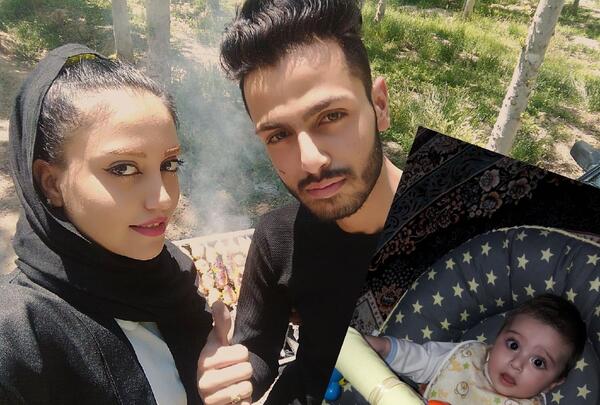 عکس نوشته پروفایل پسرم و باباش