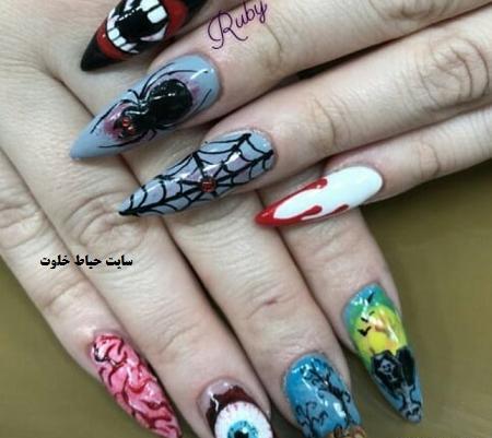 عکس ترسناک ناخن