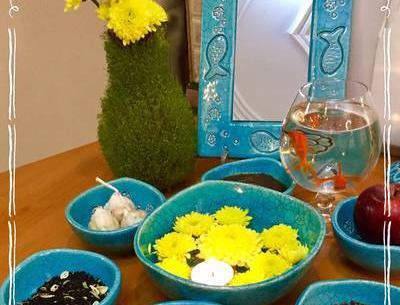 عکس سبزه عید دور کوزه
