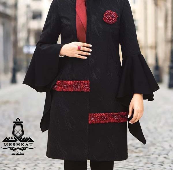 عکس مدل مانتو جدید دخترانه آستین کلوش