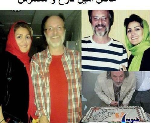 عکس امین تارخ و همسرش منصوره شادمنش