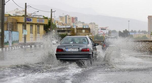 عکس باران فارس