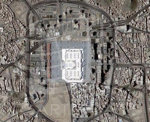 عکس هوایی بیت رهبری