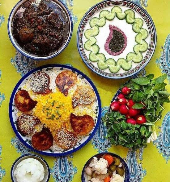عکس تزیین قورمه سبزی