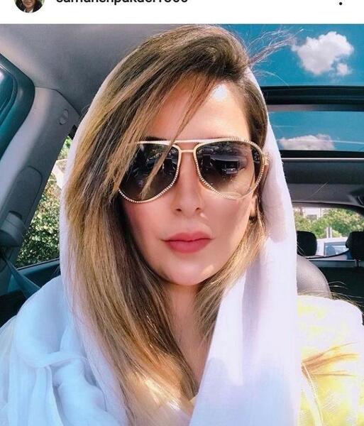 عکس صورت سمانه پاکدل